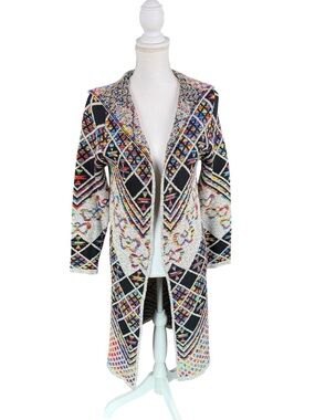 Pinklicious Southwestern Aztec Rainbow Cardigan
